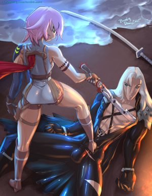 “Relámpago contra Sephiroth: ¡Una batalla épica!”
