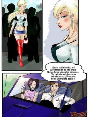 “La rubia lo volvió loco de deseo”