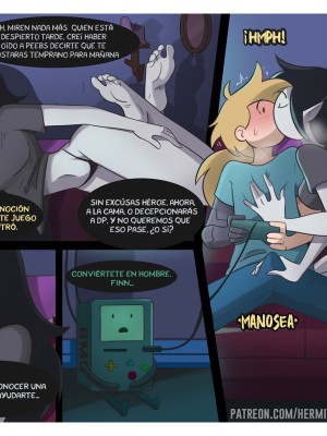 “[Polilla Ermitaño] La Noche Tardía de Finn con Marceline (Hora de Aventura)”