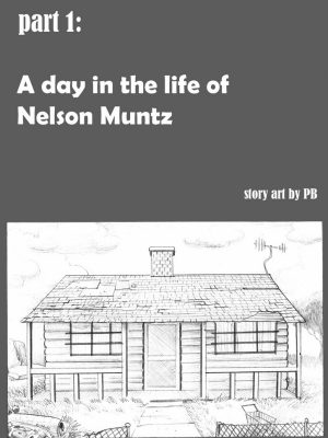“Un día en la vida de Nelson Muntz: risas, travesuras y sorpresas”
