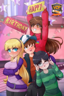 “[ElChasconsito] Cumpleaños Ardientes (Gravity Falls XXX)”