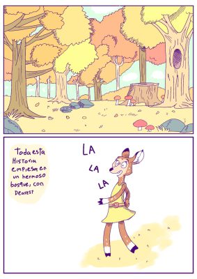 “[RenitaReed] Queridísimo Venado (Cómic Furry)”