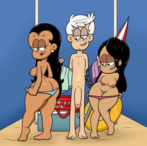 ¡Carlota, Ronnie Anne y Lincoln en la playa: una aventura ardiente de The Loud House!
