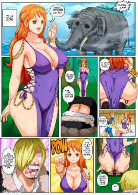 “[Pink Pawg] Nami en la Isla de Zou: una aventura ardiente y sensual”