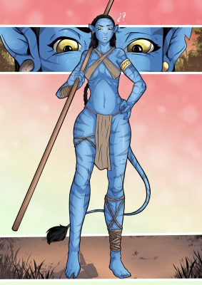 ¡[Creatividad Indecente] Cómic Avatar Na’vi (Avatar): ¡Una explosión de imaginación y arte!