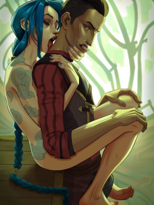“[NickEronic] Jinx y Silco (League of Legends/Arcane Porno): Una combinación explosiva de pasión y peligro”
