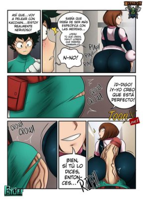 ¡[Psychostuff] ¡Prueba de Batalla! (My Hero Academia Hentai)