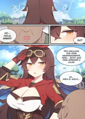 ¡[Poyeop] Amber (Genshin Impact Hentai): ¡Una experiencia ardiente y sensual!
