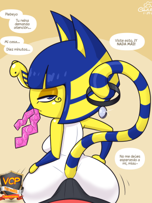 “[Cobatsart] Declarándome a Ankha (Animal Crossing): Una Confesión Emocionante”