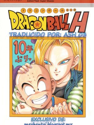 “Dragon Ball H: Krillin y 18 en una versión a color vibrante y cautivadora”
