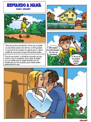 “Observando a mamá de cerca”