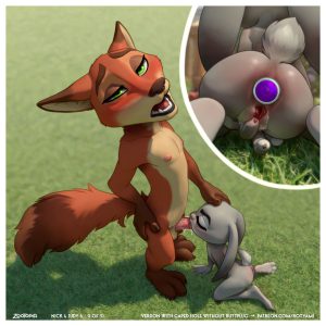 “[Kotyami] Nick y Judy (Porno de Zootopia)”